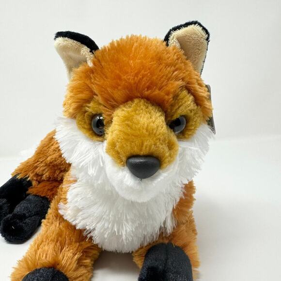 Aurora Flopsie Fiona Red Fox 12" Plush Realistic Eco Friendly Stuffed Animal Toy - Picture 2 of 16